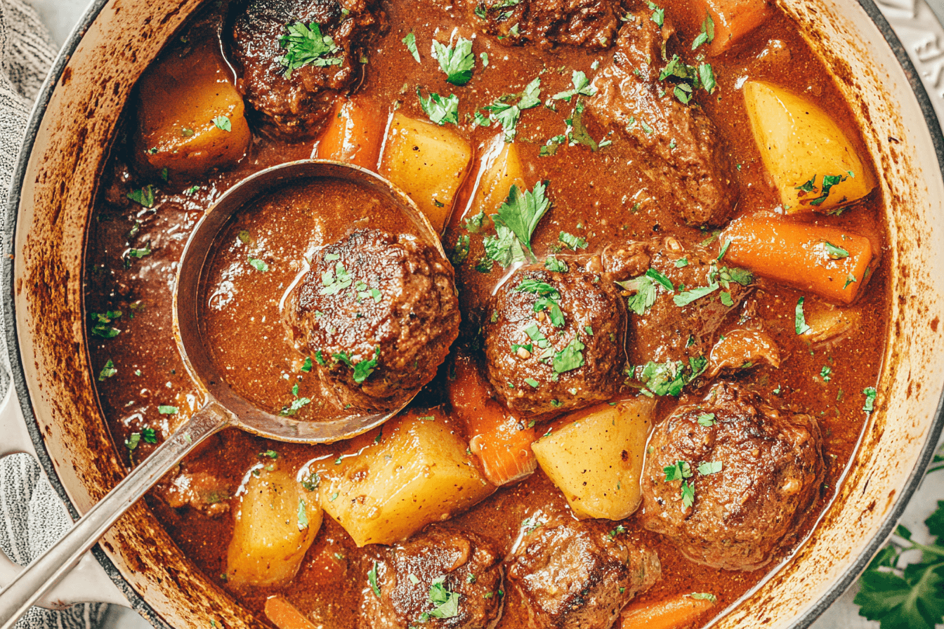 Cajun Meatball Stew Recipe