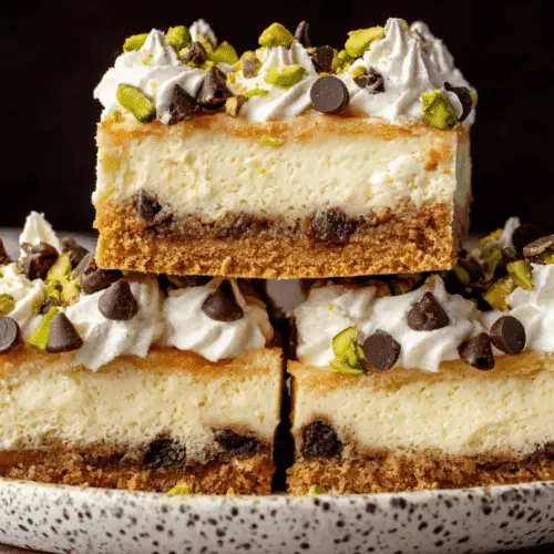 Cannoli Cheesecake Bars Recipe