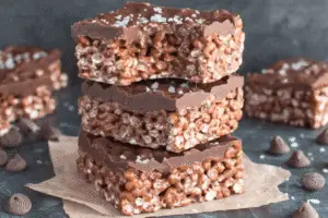 Chocolate Peanut Butter Rice Krispie Treats
