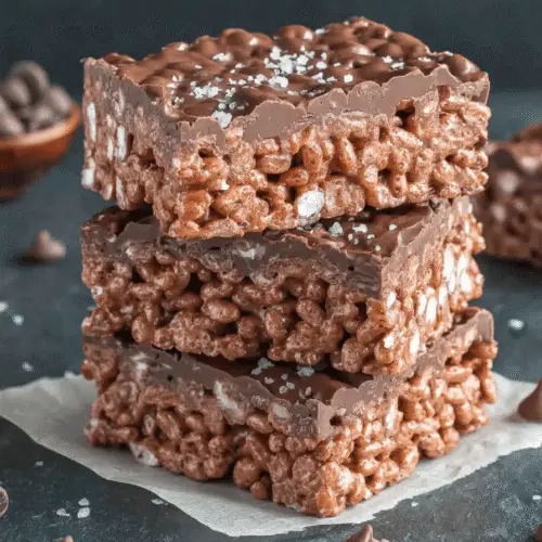 Chocolate Peanut Butter Rice Krispie Treats Recipe