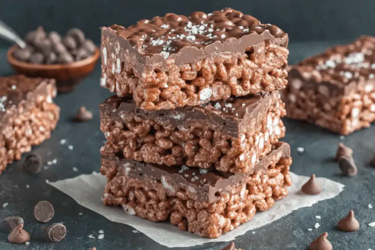 Chocolate Peanut Butter Rice Krispie Treats Recipe
