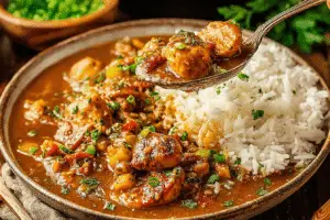 Classic Cajun Chicken Étouffée