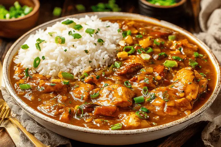 Classic Cajun Chicken Étouffée Recipe