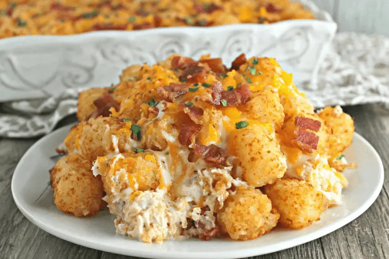Cracked Out Chicken Tater Tot Casserole Recipe