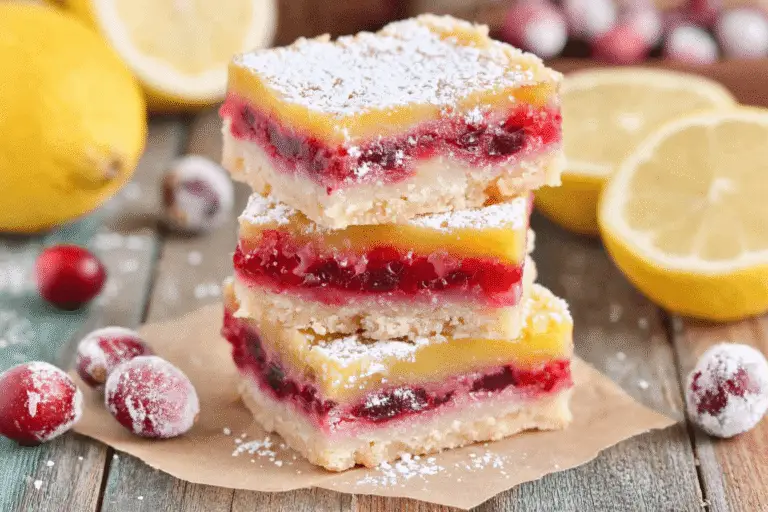 Cranberry Lemon Bars Recipe