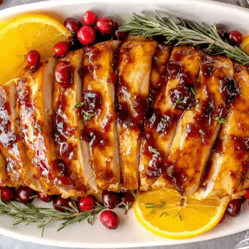 Cranberry Orange Glazed Turkey Recipe