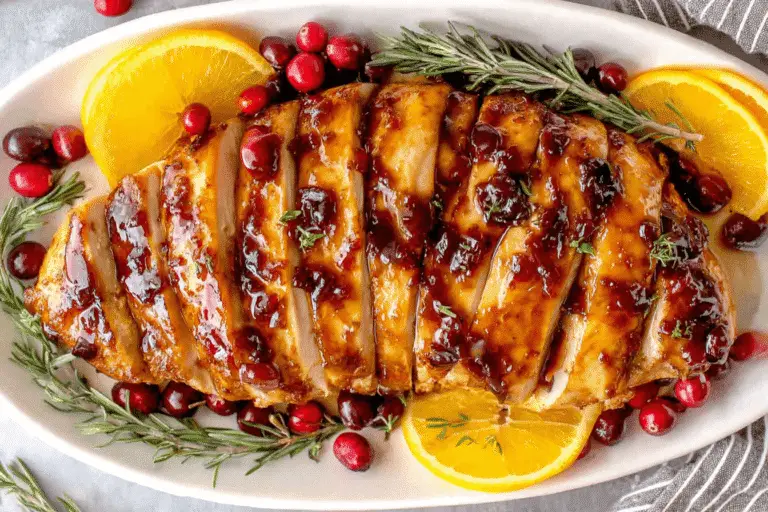 Cranberry Orange Glazed Turkey Recipe