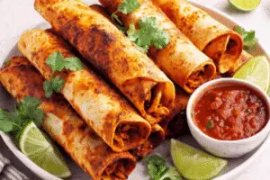 Cream Cheese Chicken Taquitos