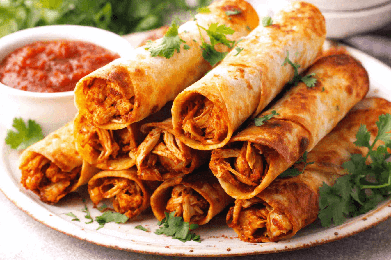 Cream Cheese Chicken Taquitos Recipe