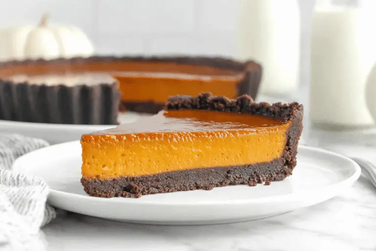 Decadent Chocolate Pumpkin Tart Recipe