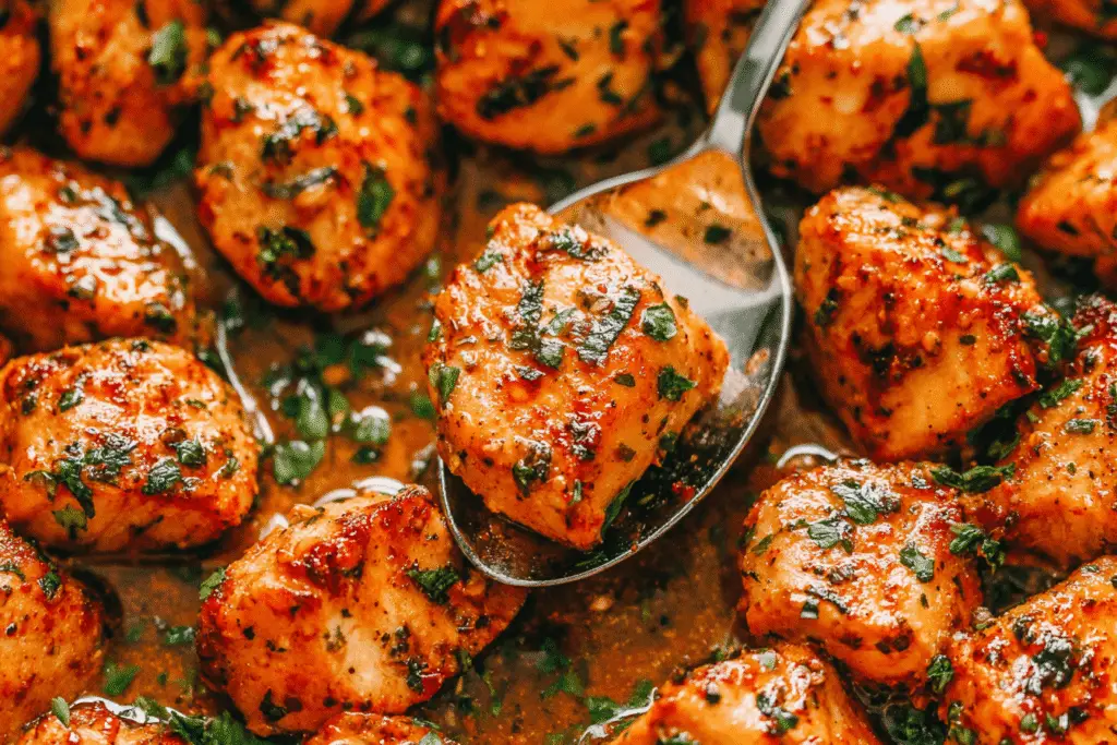 Easy Oven Baked Chicken Bites Recipe