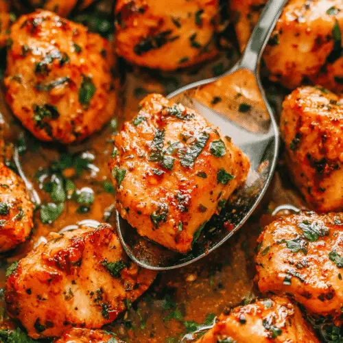 Easy Oven Baked Chicken Bites Recipe