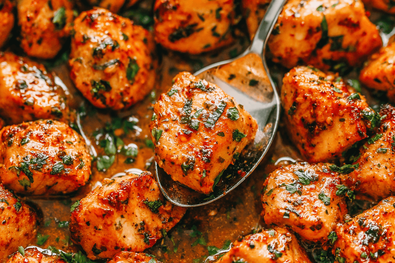 Easy Oven Baked Chicken Bites Recipe