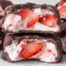 Frozen Yogurt Covered Strawberry Clusters Recipe