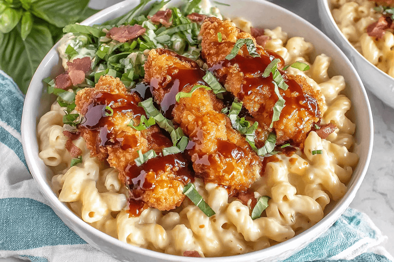 Honey Pepper Chicken Mac And Cheese Recipe