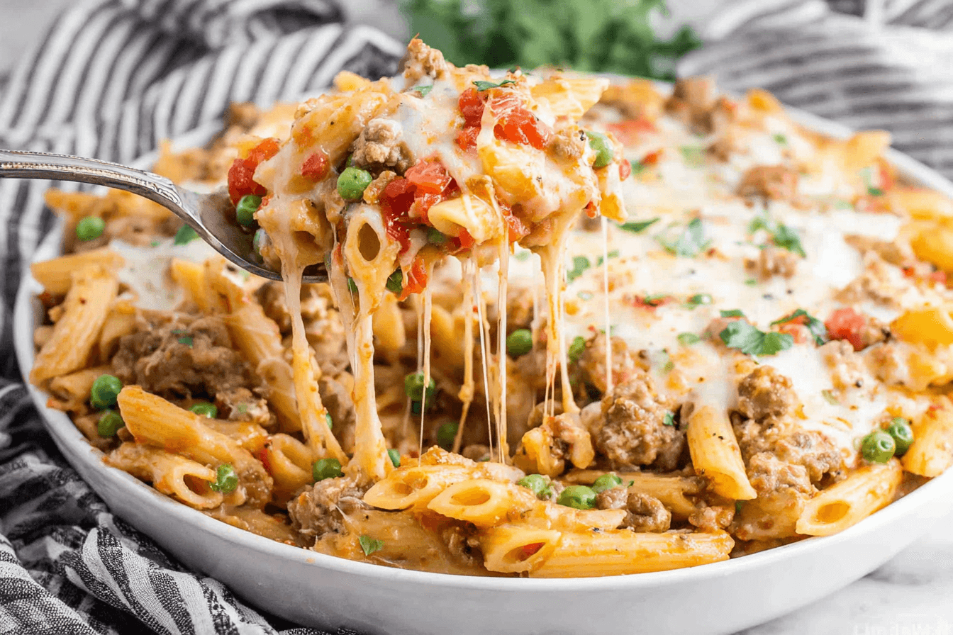 Italian Sausage Pasta Bake Recipe