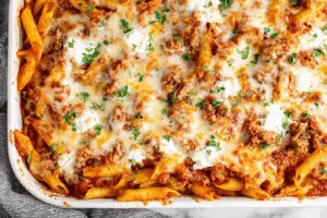 Italian Sausage Penne Casserole