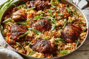 Jamaican Jerk Chicken and Rice