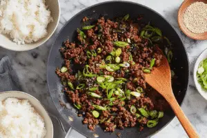 Korean Ground Beef Bowl