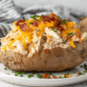 Loaded Crack Chicken Baked Potatoes Recipe