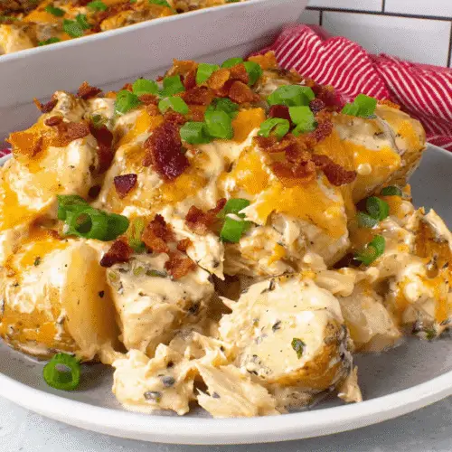 Loaded Potato Ranch Chicken Casserole Recipe