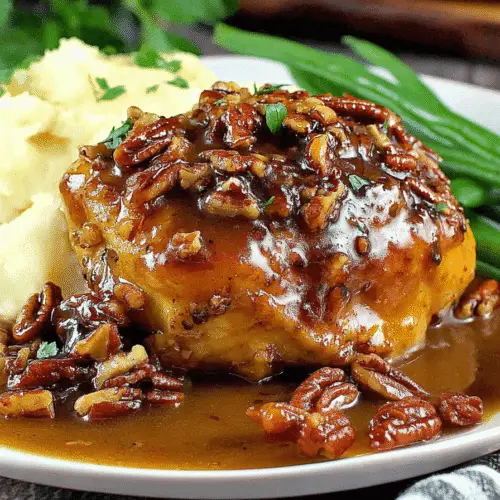 Maple Bourbon Pecan Chicken Recipe