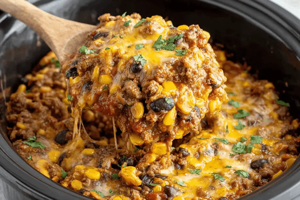 Mexican Beef Taco Lasagna Recipe