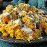 Mexican Chicken And Rice With Queso Recipe