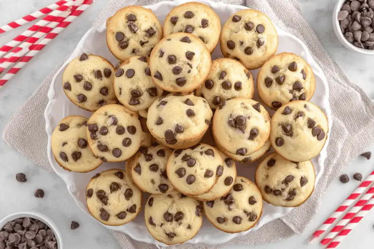 Mini Chocolate Chip Greek Yogurt Muffins Recipe