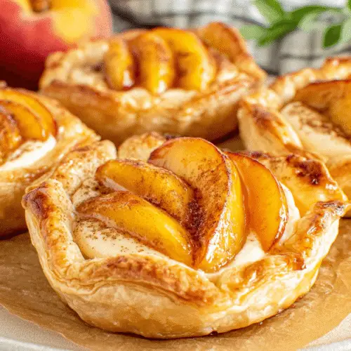 Mini Peach And Cream Cheese Tarts Recipe