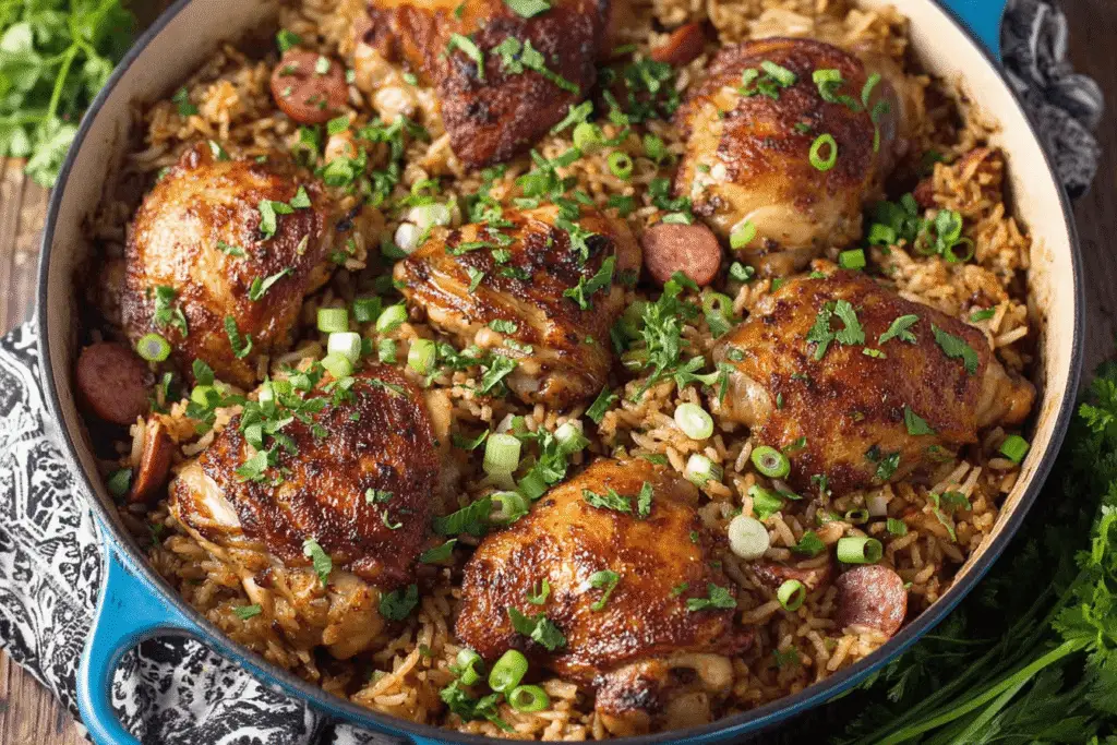 One Pot Chicken And Dirty Rice Recipe