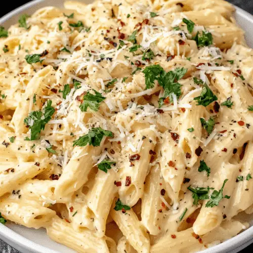 One Pot Creamy Garlic Pasta Recipe