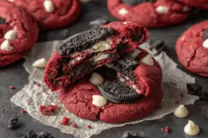 Red Velvet Oreo Cookies