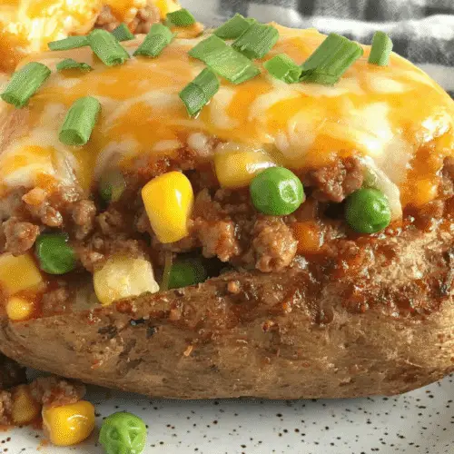 Shepherd's Pie Stuffed Baked Potatoes Recipe