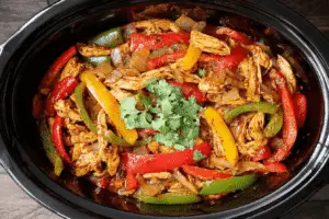 Slow Cooker Chicken Fajitas