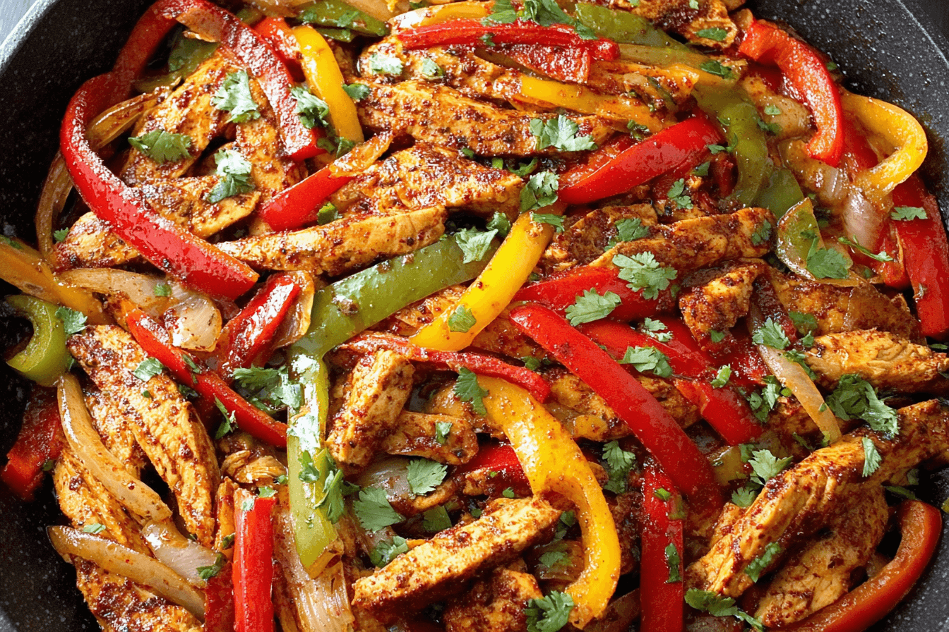 Slow Cooker Chicken Fajitas Recipe