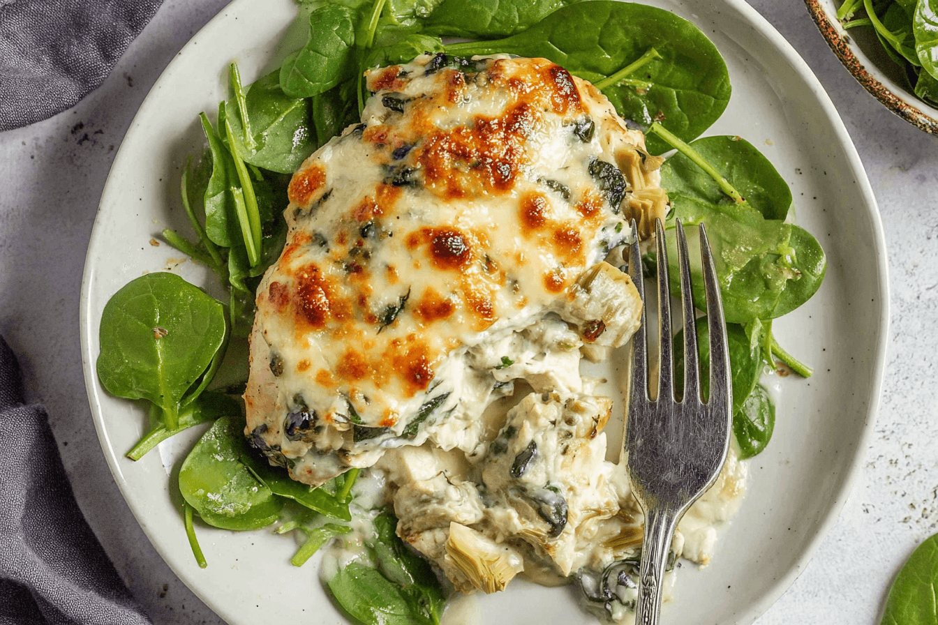 Spinach Artichoke Chicken Recipe