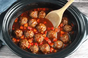 Sweet Chili Meatballs Crockpot