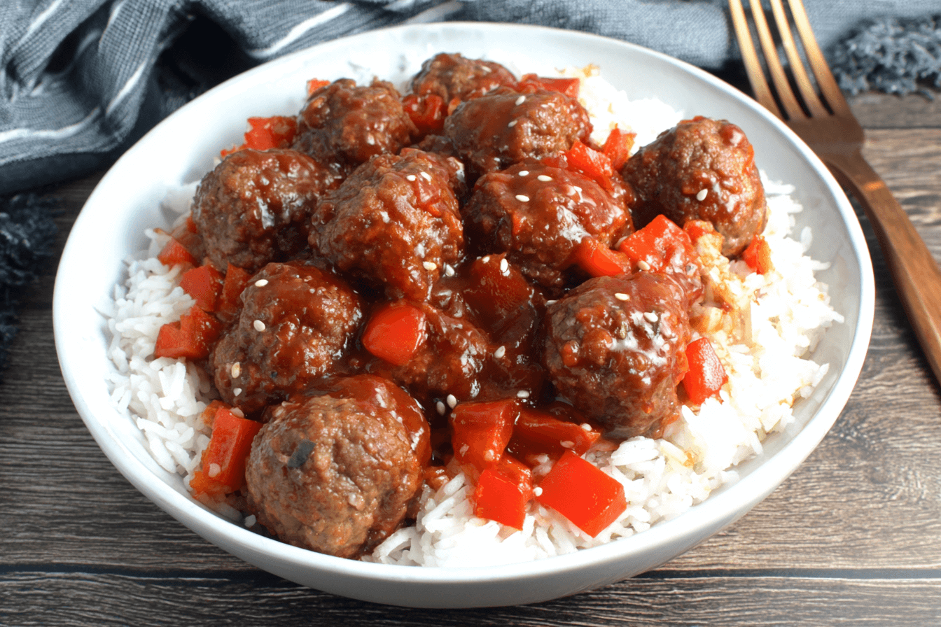 Sweet Chili Meatballs Crockpot Recipe