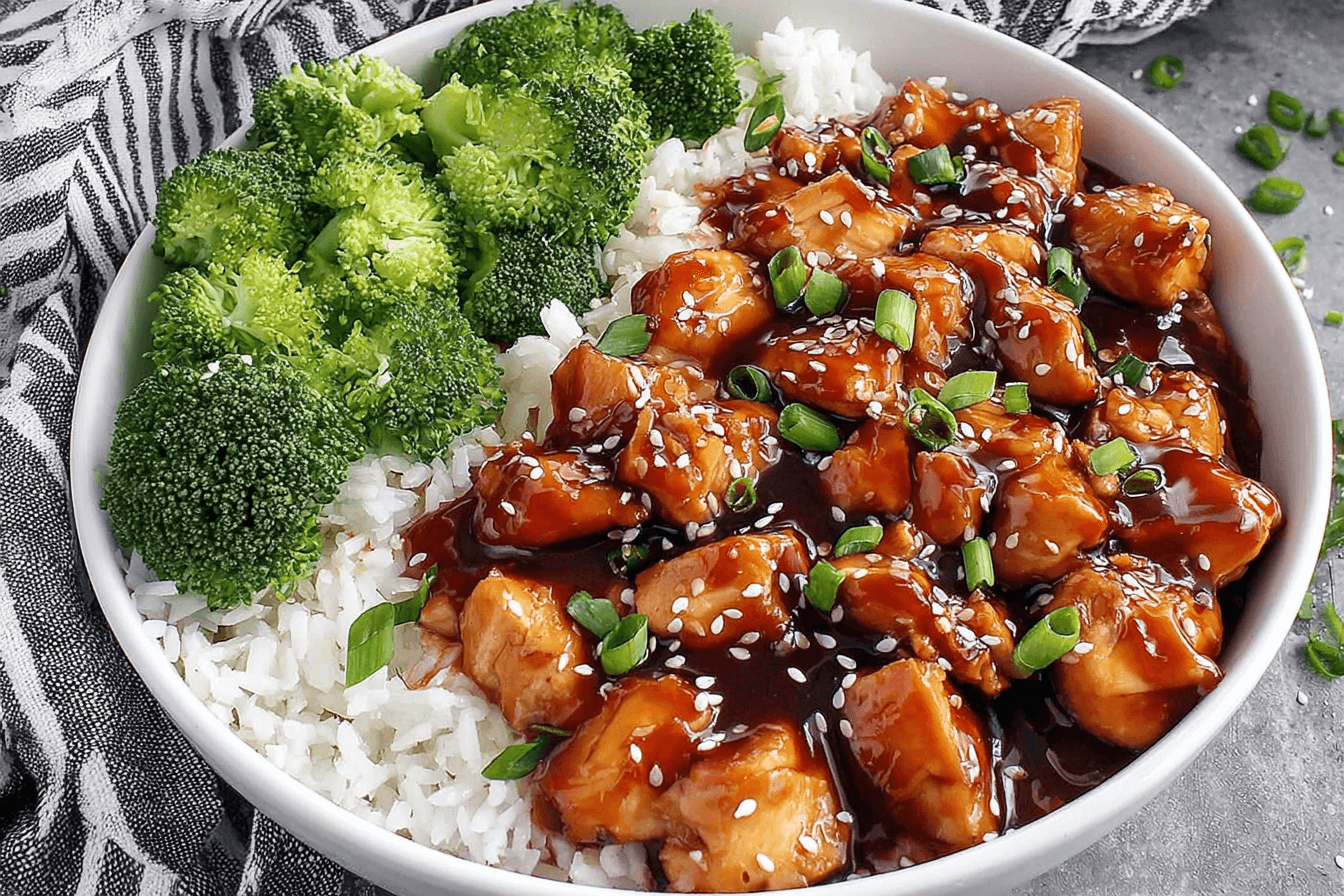 Teriyaki Chicken Rice Bowl Recipe