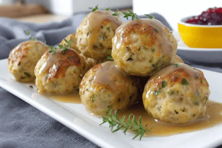 Turkey Stuffing Balls Recipe