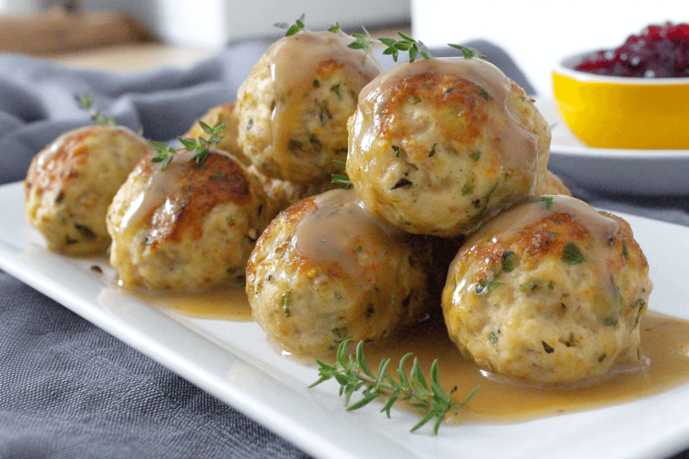 Turkey Stuffing Balls Recipe