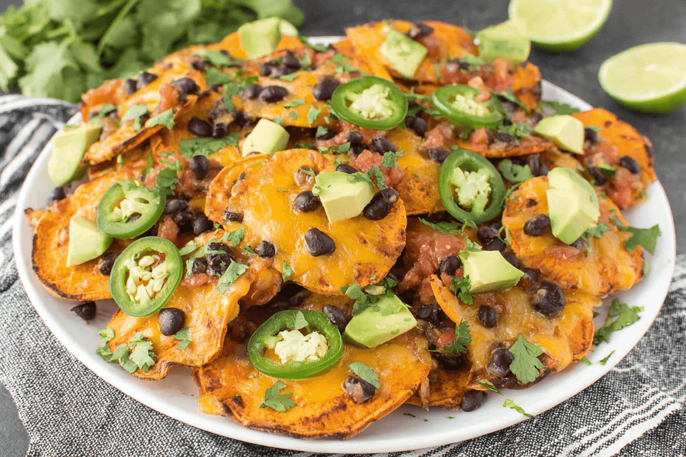 Loaded Sweet Potato Nachos Recipe