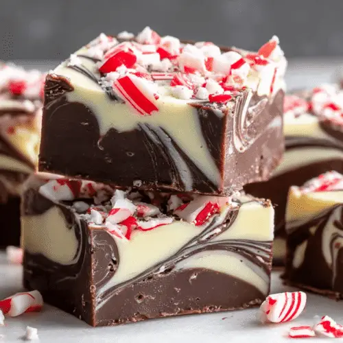 Peppermint Swirl Fudge Recipe
