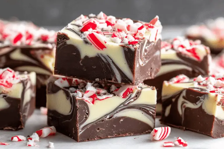 Peppermint Swirl Fudge Recipe