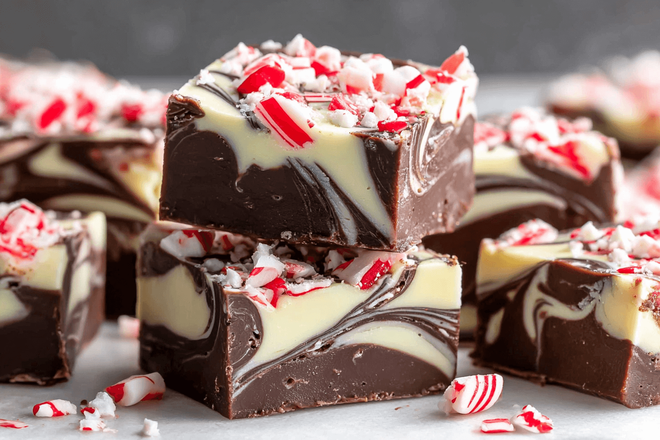 Peppermint Swirl Fudge Recipe