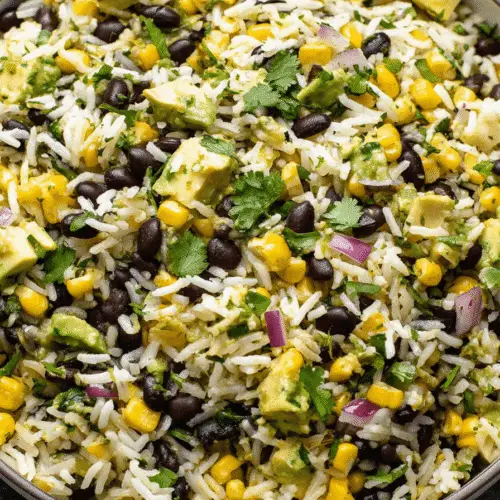 Avocado Black Bean Salad Recipe