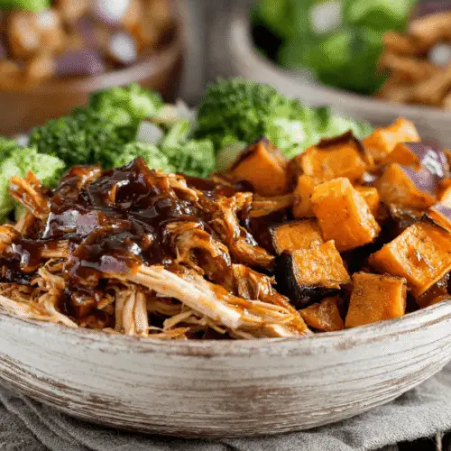 BBQ Chicken and Sweet Potato Bowl Recipe