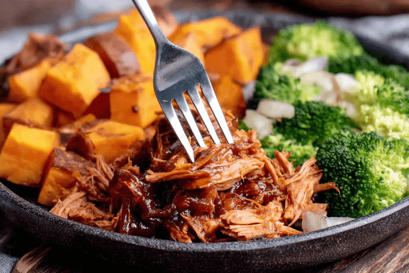 BBQ Chicken and Sweet Potato Bowl