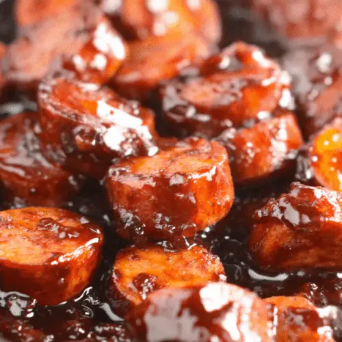 BBQ Glazed Smoked Sausage Bites Recipe